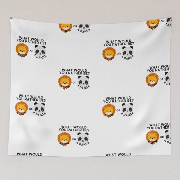 Item preview, Lion or Panda designed and sold by DigitalRedesign.