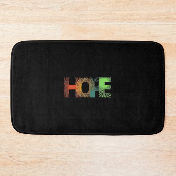Item preview, H O P E Colorful text illusion designed and sold by AmazonArt.