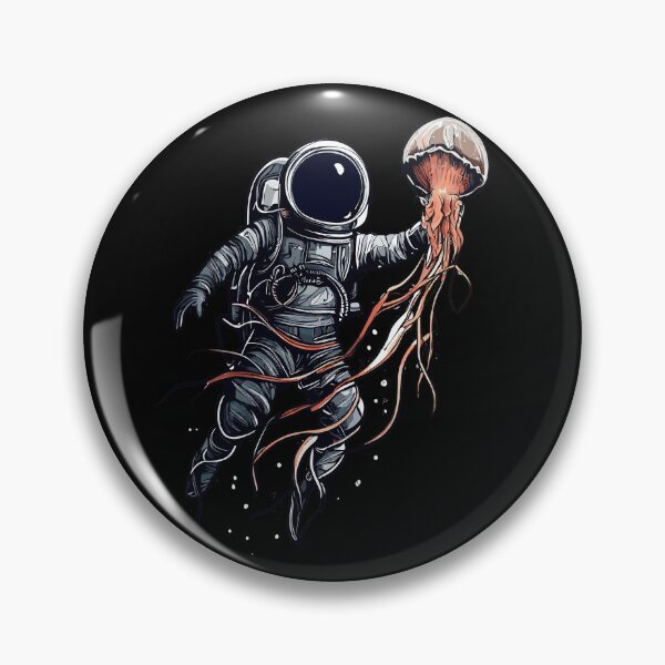 Item preview, Diver catch jellyfish designed and sold by TomFrontierArt.