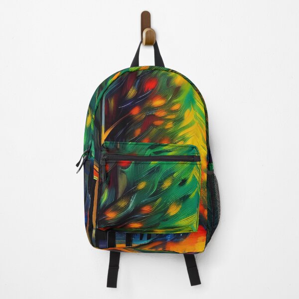 Item preview, Colourful Street, impasto, Ai Generated Art designed and sold by ACC .