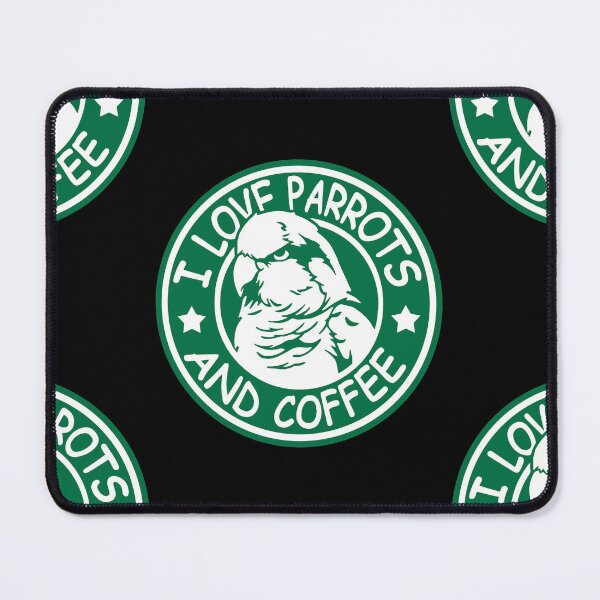 Item preview, I love parrots & coffee V9 designed and sold by FFgraphix-za.