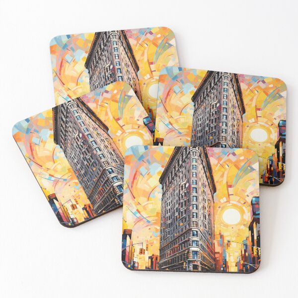 Item preview, Flatiron Building in New York Abstract Art - United States designed and sold by ArsUrbis.