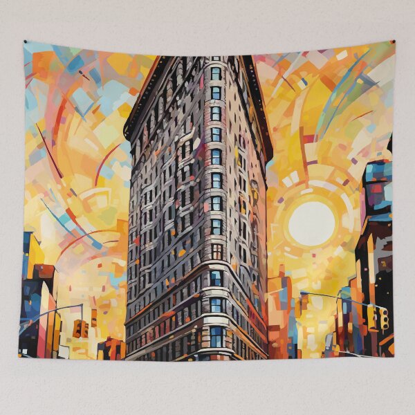 Item preview, Flatiron Building in New York Abstract Art - United States designed and sold by ArsUrbis.