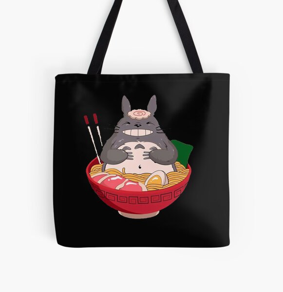 Vista previa del artículo con la obra «Totoro Ramen Mi Vecino Totoro», diseñado y vendido por Moshimashop.