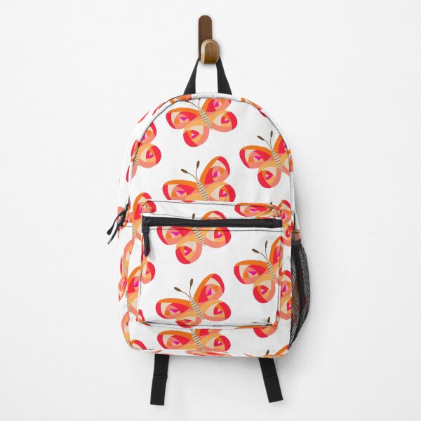 Item preview, Vibrant Red Pink Orange Yellow Butterfly designed and sold by Nicola-Rowe.