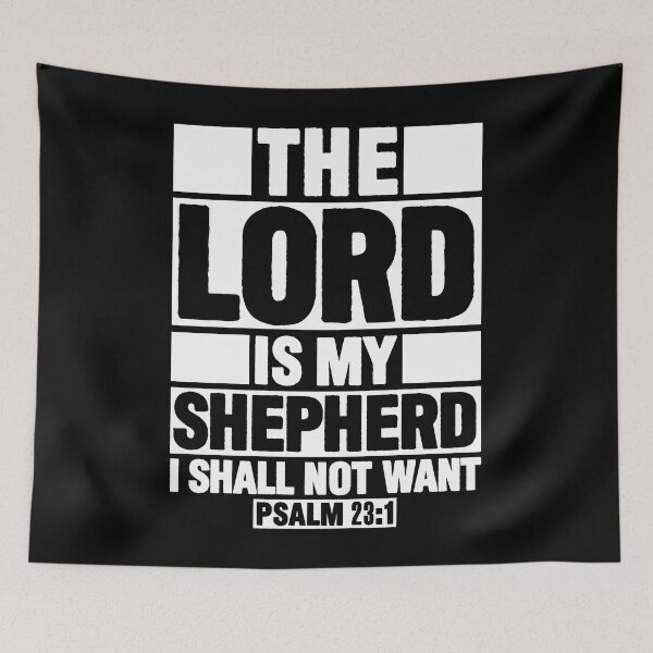 Item preview, Psalm 23:1 The Lord Is My Shepherd designed and sold by plushism.