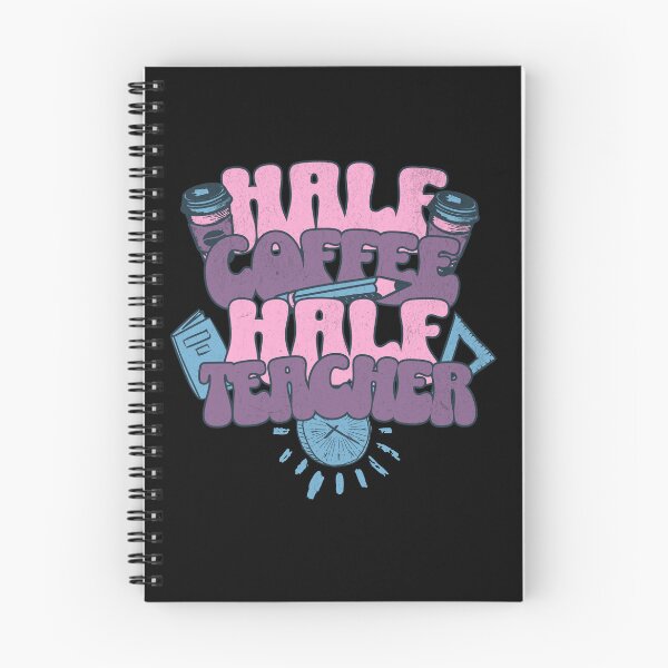 Item preview, Half Coffee Half Teacher | Funny Teacher | Love Coffee | Coffee Teacher | Cute Teacher designed and sold by ShoniwDesigns.
