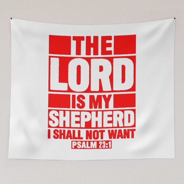 Item preview, Psalm 23:1 The Lord Is My Shepherd designed and sold by plushism.