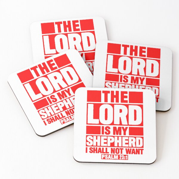 Artikelvorschau, Psalm 23:1 Der Herr ist mein Hirte entworfen und verkauft von plushism.