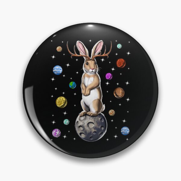 Item preview, Jackalope Cryptid Rabbit designed and sold by underheaven.