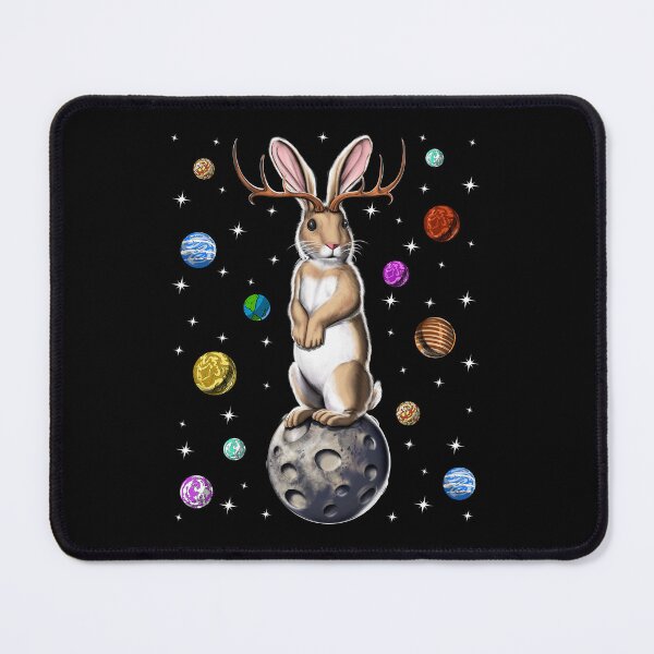 Item preview, Jackalope Cryptid Rabbit designed and sold by underheaven.