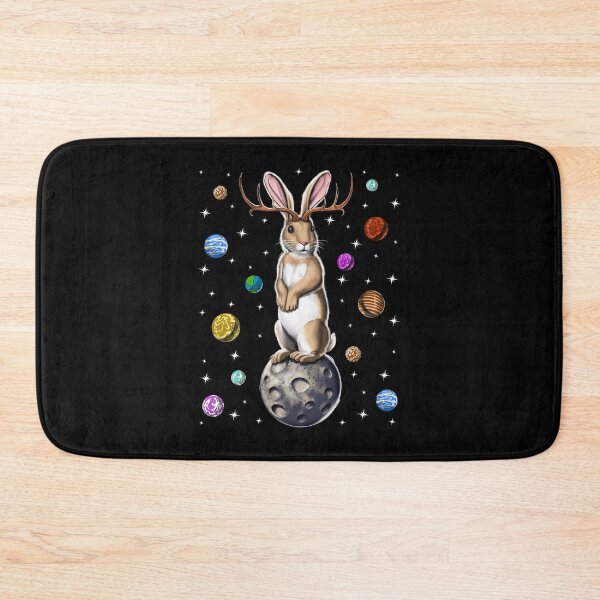 Item preview, Jackalope Cryptid Rabbit designed and sold by underheaven.