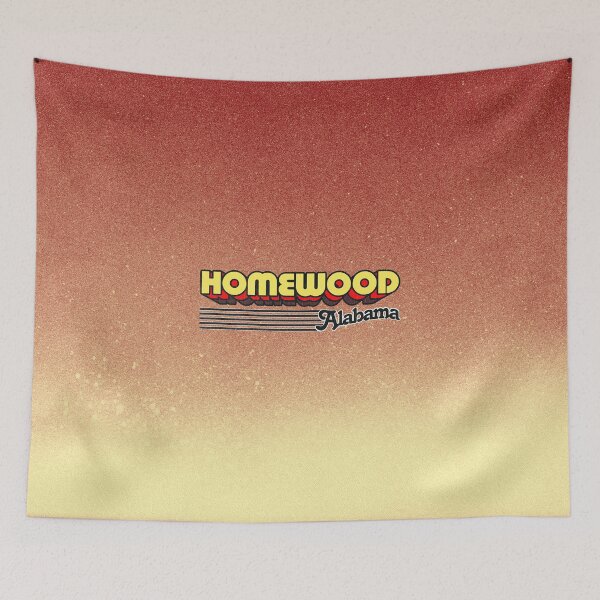 Item preview, Homewood, Alabama | Retro Stripes designed and sold by retroready.