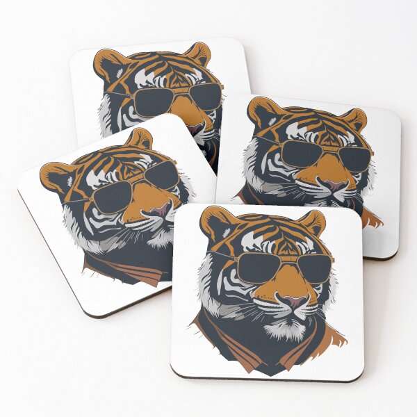 Item preview, Tiger wearing sunglasses designed and sold by AmbaRaz.