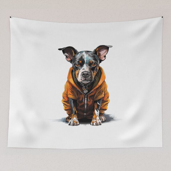 Item preview, Stylish Canine Chic: Dog in Trendy Attire designed and sold by hamishby.