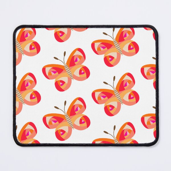 Item preview, Vibrant Red Pink Orange Yellow Butterfly designed and sold by Nicola-Rowe.