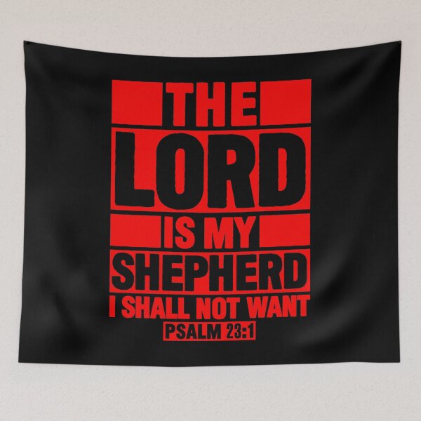 Item preview, Psalm 23:1 The Lord Is My Shepherd designed and sold by plushism.