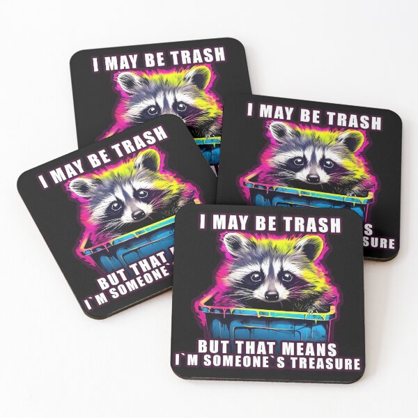 Item preview, Raccoon trash panda I may be trash designed and sold by Anbe_design.