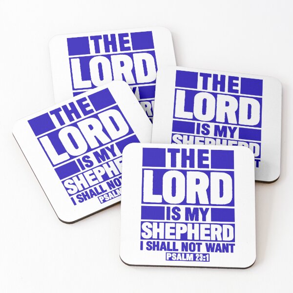 Artikelvorschau, Psalm 23:1 Der Herr ist mein Hirte entworfen und verkauft von plushism.