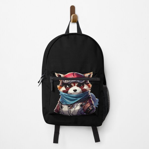 Item preview, Red panda in cool helmet designed and sold by TomFrontierArt.