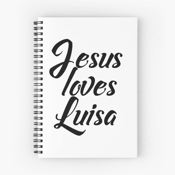Item preview, Jesus loves Luisa designed and sold by Shalomjoy.