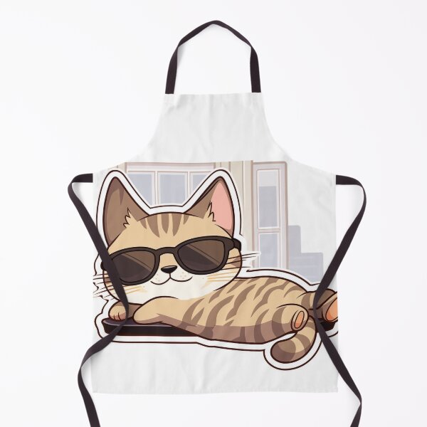 Item preview, Shady Lounger: Tabby's Sunlit Siesta designed and sold by PaintbrushPlace.