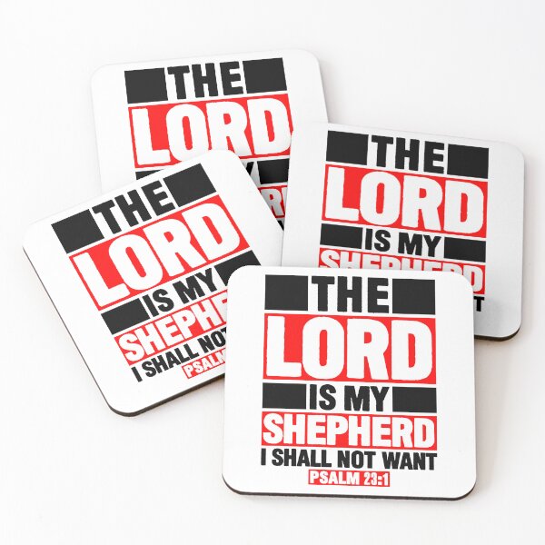 Artikelvorschau, Psalm 23:1 Der Herr ist mein Hirte entworfen und verkauft von plushism.
