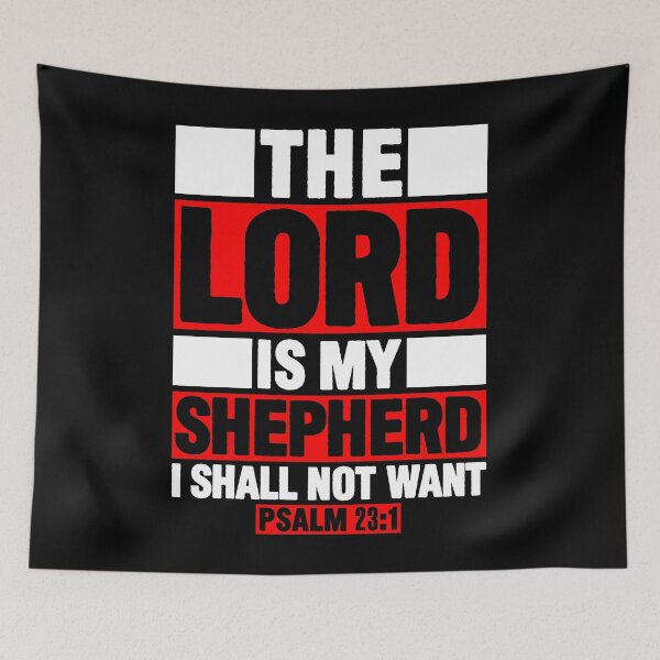 Item preview, Psalm 23:1 The Lord Is My Shepherd designed and sold by plushism.