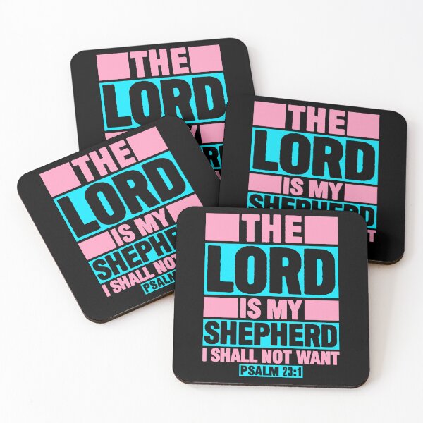 Artikelvorschau, Psalm 23:1 Der Herr ist mein Hirte entworfen und verkauft von plushism.