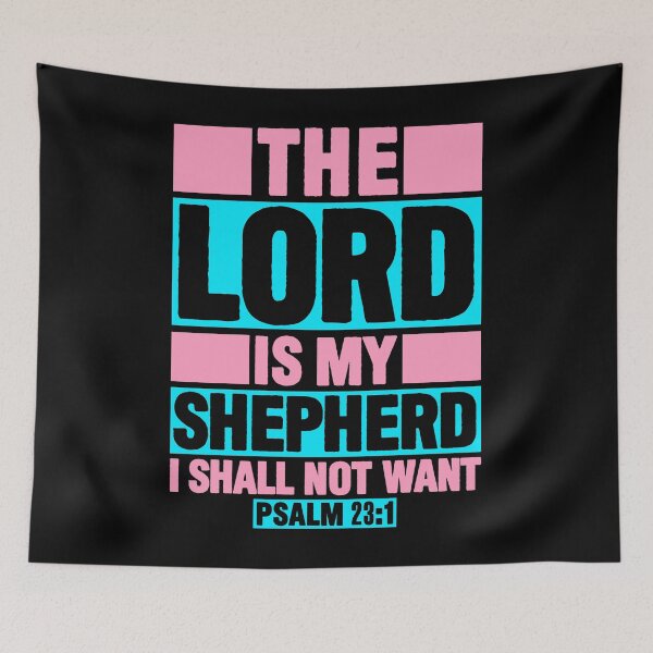 Item preview, Psalm 23:1 The Lord Is My Shepherd designed and sold by plushism.