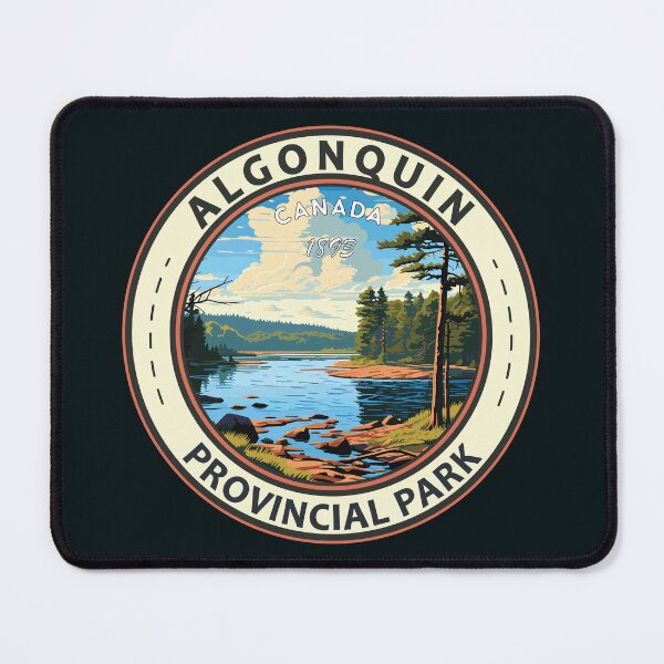 Item preview, Algonquin Provincial Park Travel Art Badge designed and sold by KrisSidDesigns.
