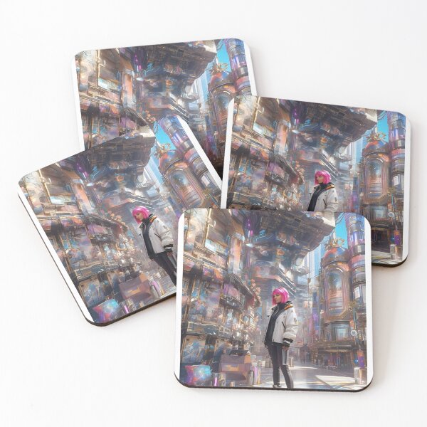 Item preview, Cyber Net Runner - Cyber City Scene designed and sold by Delerat7.