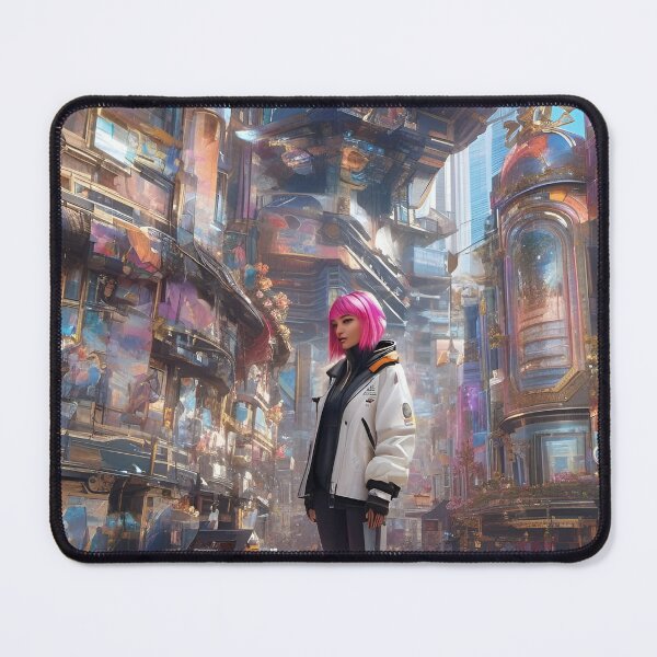 Item preview, Cyber Net Runner - Cyber City Scene designed and sold by Delerat7.
