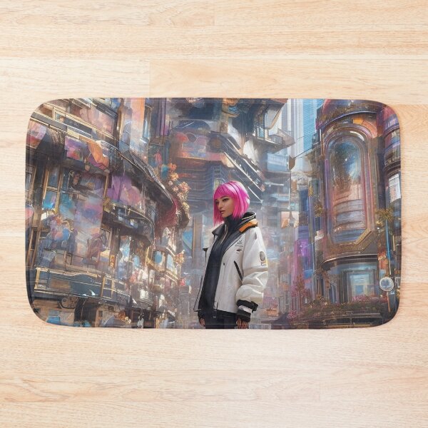 Item preview, Cyber Net Runner - Cyber City Scene designed and sold by Delerat7.