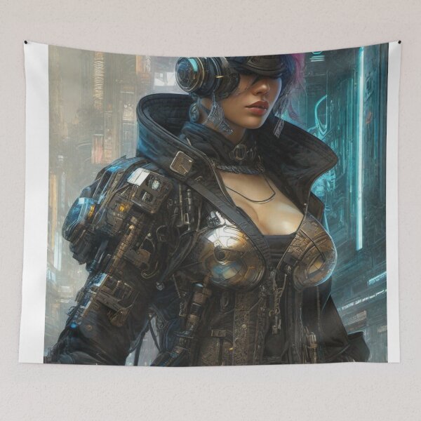 Item preview, Cyber Merc - Cyber City Scene designed and sold by Delerat7.