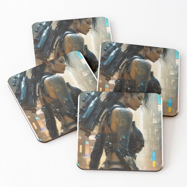 Item preview, Cyber Net Runner - Cyber City Scene designed and sold by Delerat7.
