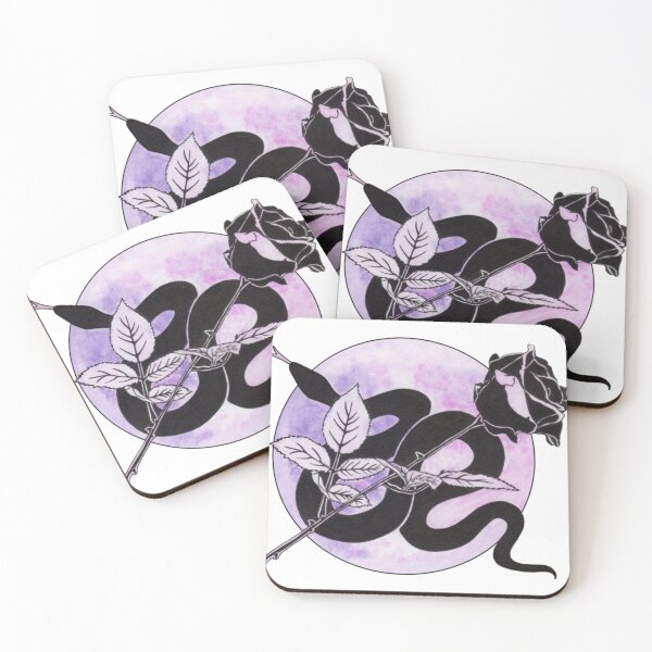 Item preview, Cosmic Snake And Rose  designed and sold by ChristinaCGouge.