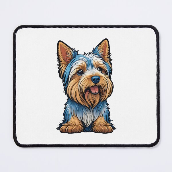 Item preview, Blue, Silver and Tan Silky Terrier Puppy - No Text designed and sold by cuteadnauseum.