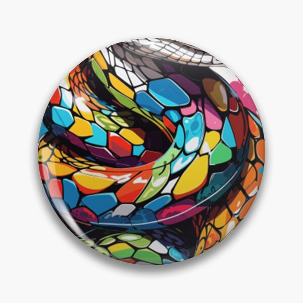 Item preview, Colorful Snake  designed and sold by VivianTRodrigu.