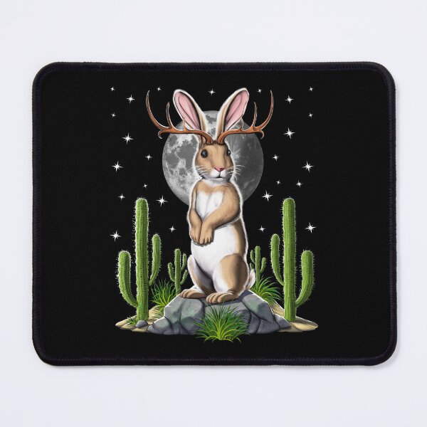 Item preview, Cryptid Jackalope Rabbit designed and sold by underheaven.