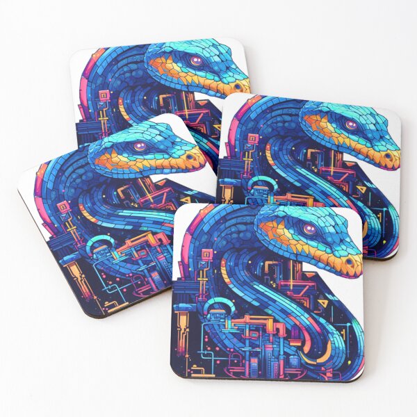 Item preview, Cyber Snake, Techno Viper Of A Digital Realm  designed and sold by ChristinaCGouge.