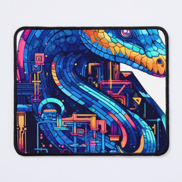 Item preview, Cyber Snake, Techno Viper Of A Digital Realm designed and sold by ChristinaCGouge.