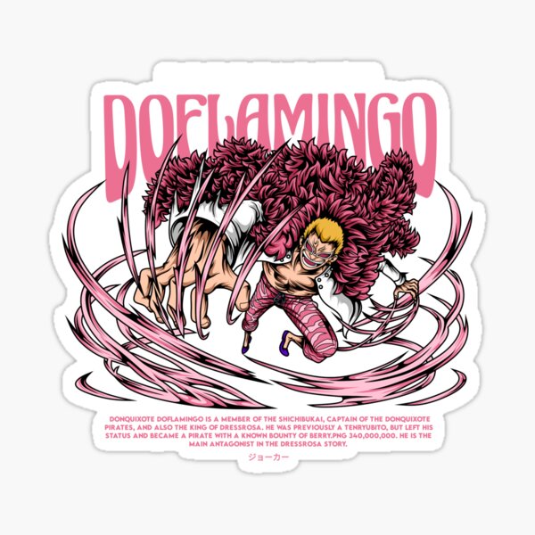 Doflamingo Embroidery Design 