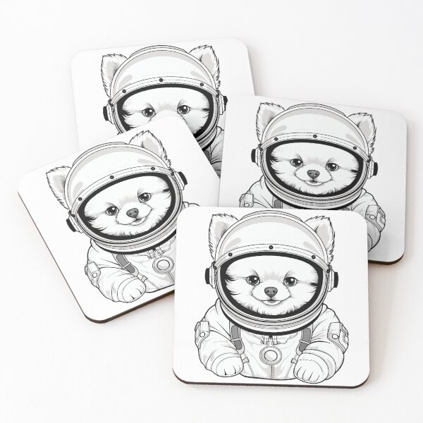 Item preview, Astronaut Kawaii Cute Dog designed and sold by LOT7Clothing.
