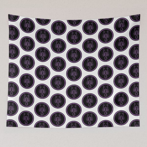 Item preview, Scorpio Black and Purple Retro designed and sold by MysticZodiac.
