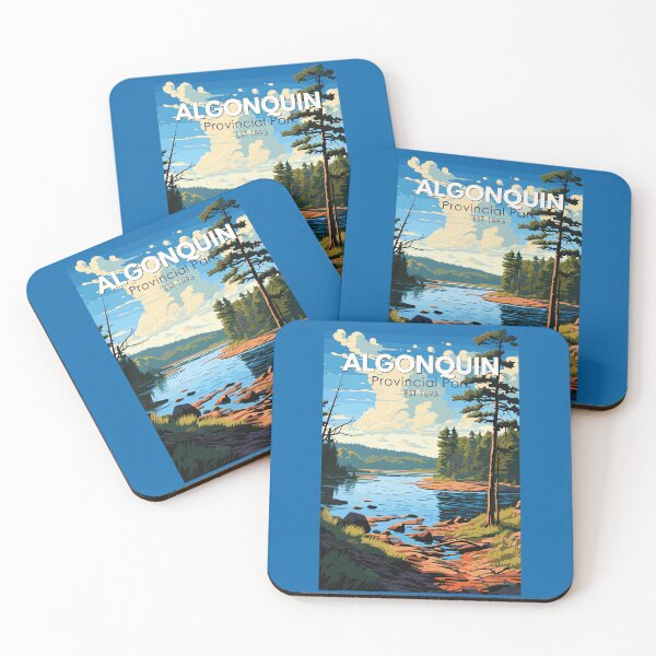 Item preview, Algonquin Provincial Park Travel Art Vintage designed and sold by KrisSidDesigns.