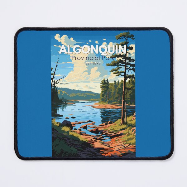 Item preview, Algonquin Provincial Park Travel Art Vintage designed and sold by KrisSidDesigns.
