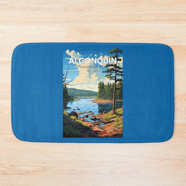 Item preview, Algonquin Provincial Park Travel Art Vintage designed and sold by KrisSidDesigns.
