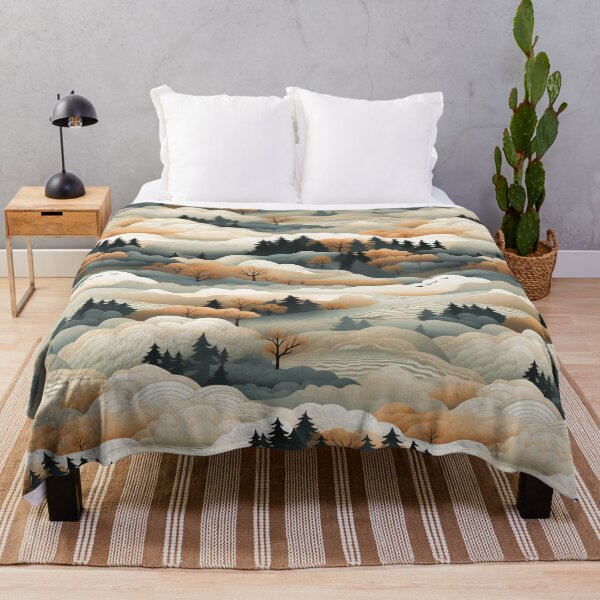 Item preview, The Dreamy River in Autumn designed and sold by peony225.