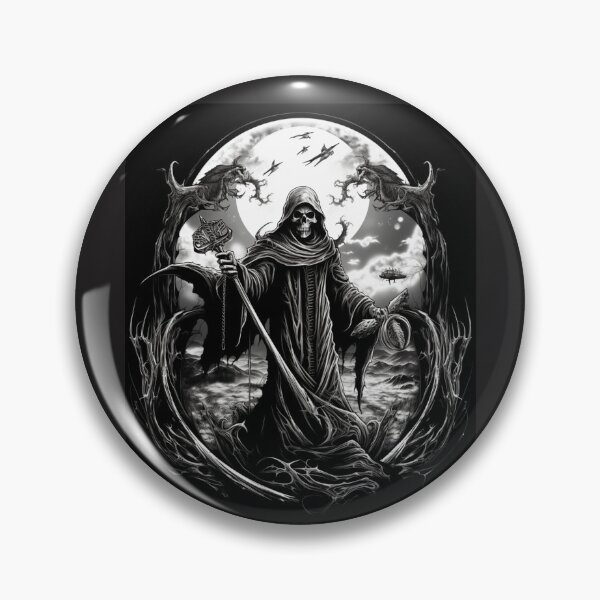 Item preview, Halloween Skull Death - Bradley designed and sold by MarcinCollie.
